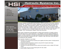 Tablet Screenshot of hydraulicsystems.net